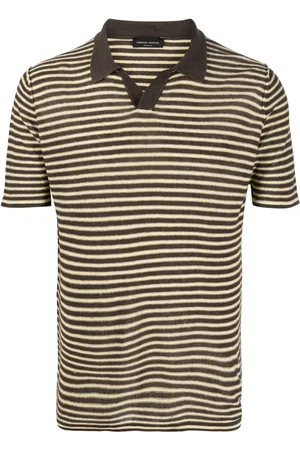 Roberto Collina Striped polo shirt
