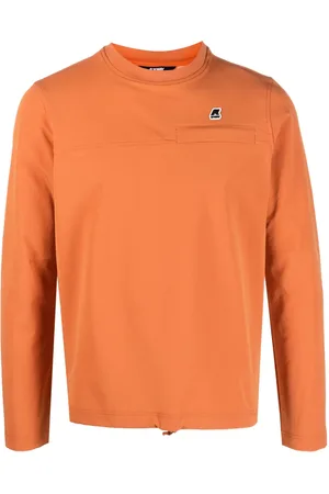 K-Way Logo-patch crew-neck sweatshirt