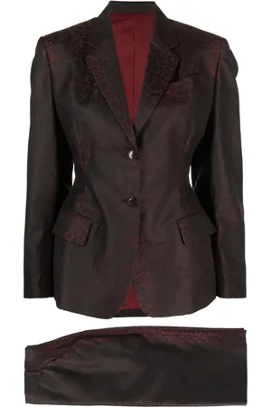 Jean Paul Gaultier 2000 jacquard skirt suit
