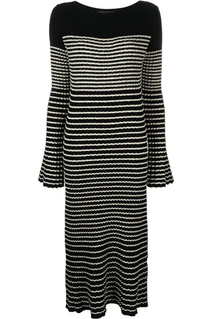 Proenza Schouler Striped bouclé knit dress