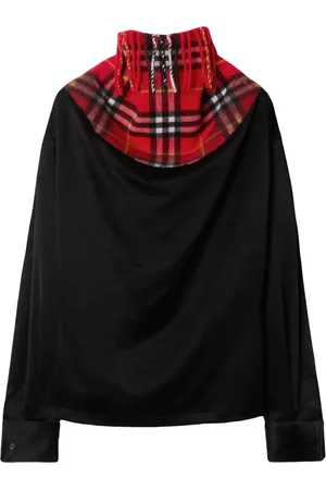 Burberry Attached-scarf top
