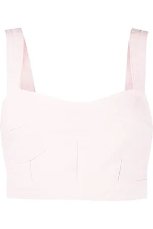 Self-Portrait Denim cropped top