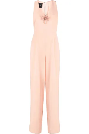 Pinko Flower appliqué jumpsuit