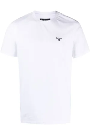 Barbour Embroidered-logo cotton T-shirt