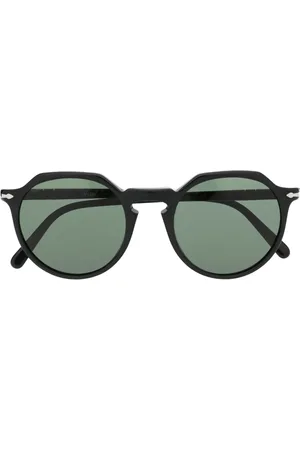 Persol Round-frame straight-arm sunglasses
