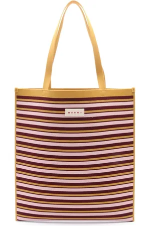 Marni 2020s striped tote bag
