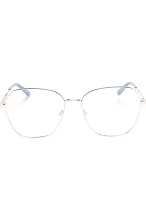 Chiara Ferragni Square-frame glitter glasses