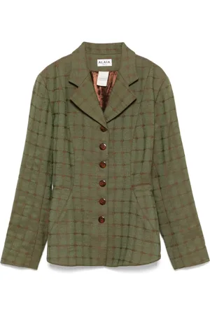 Alaïa 1980 checked jacket