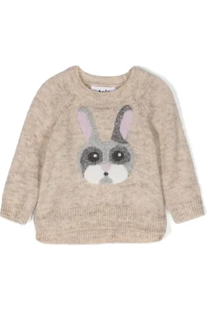 Molo Gilby patterned intarsia-knit jumper