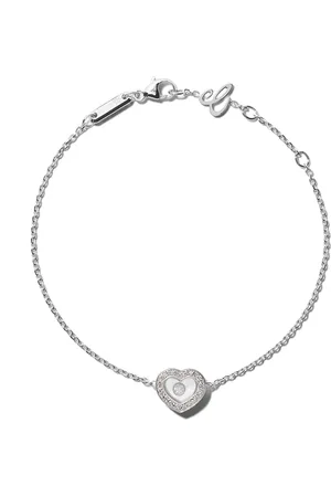 Chopard 18kt white gold Happy Diamonds Icons bracelet