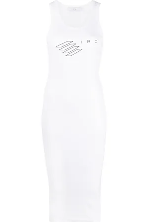 IRO Logo-print fitted dress