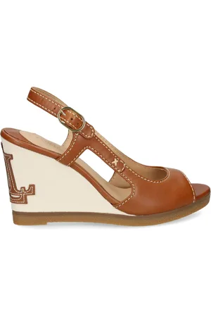 Ralph Lauren 80mm embossed-logo sandals