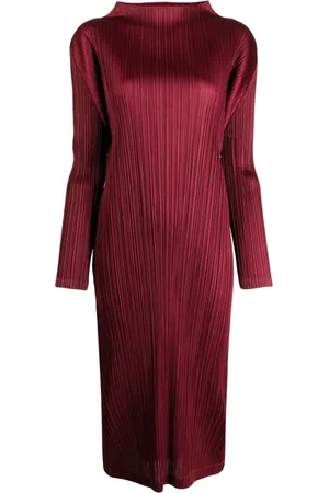 PLEATS PLEASE ISSEY MIYAKE October pleated midi dress