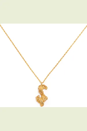 Lee S alphabet pendant necklace