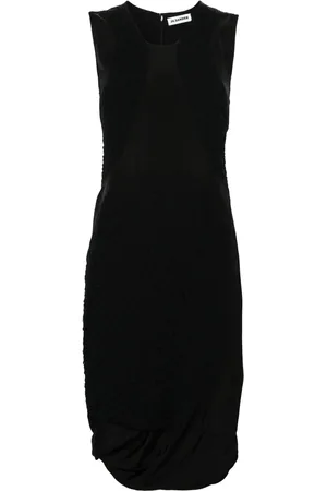 Jil Sander Knitted-panels puffball dress