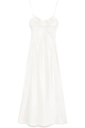 Jil Sander Satin midi dress