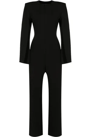 Gloria Coelho Long slit-sleeve jumpsuit