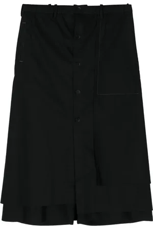 YOHJI YAMAMOTO Wrap cropped trousers