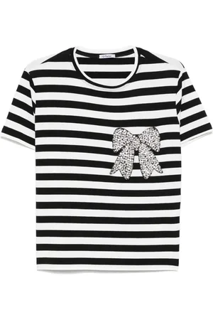 Parlor Crystal-bow T-shirt