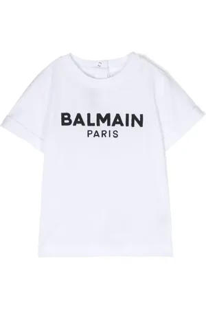 Balmain Logo-embroidered cotton T-shirt