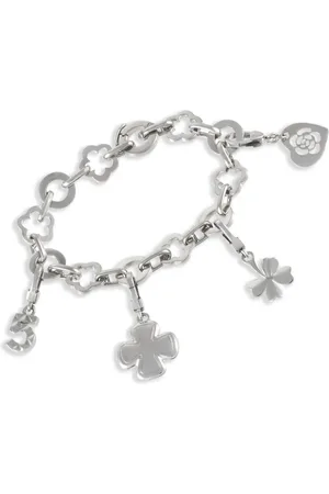 CHANEL 18K white gold Four Charm bracelet