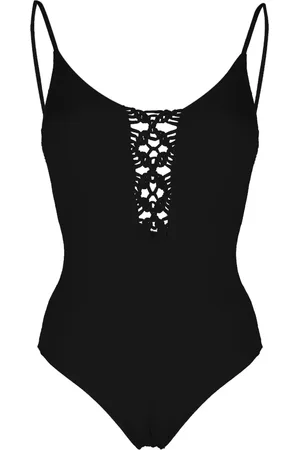 FISICO Braided-detail cut-out swimsuit