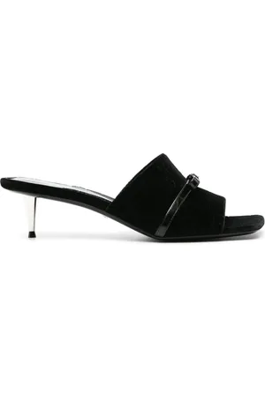 Gucci 55mm GG-jacquard velvet sandals