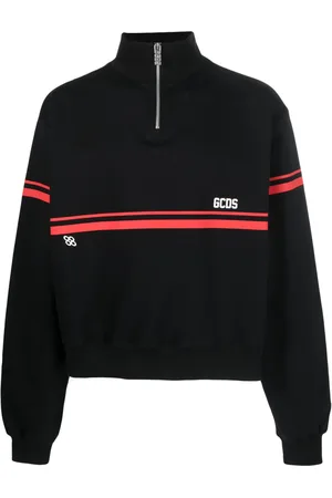 GCDS Logo-print cotton sweatshirt