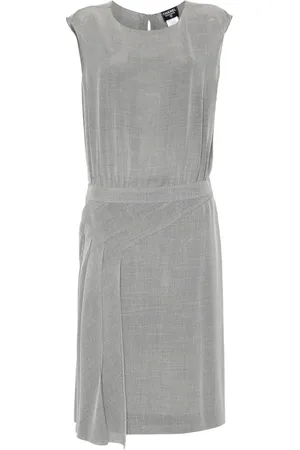 CHANEL 1999 pleat-detail midi dress