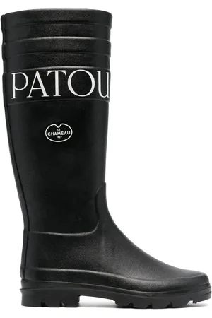 Patou X Le Chameau logo-print boots
