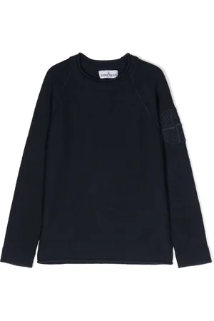 Stone Island Compass-motif crew-neck jumper
