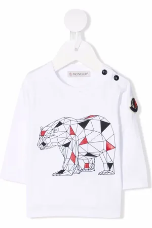 Moncler Geometric bear-print T-shirt