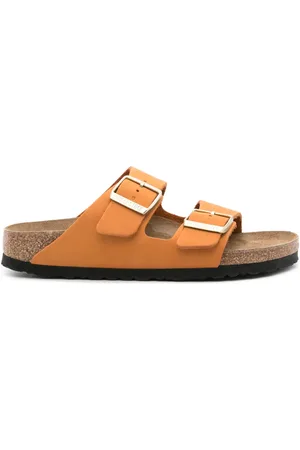 Birkenstock Arizona suede slides
