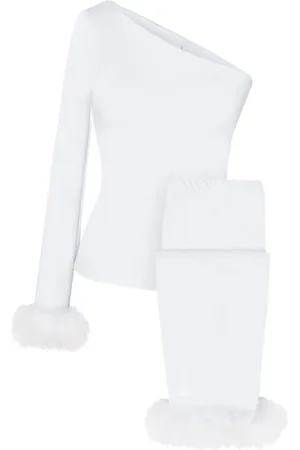 Sleeper Feather-trim pyjama set