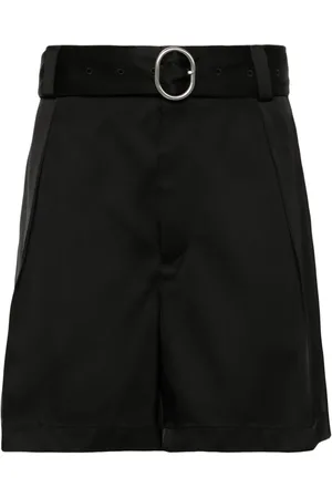 Jil Sander Pressed-crease belted shorts
