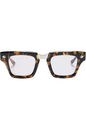 T Henri Eyewear Square-frame tinted sunglasses