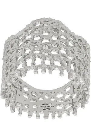 Aurélie Bidermann 18kt white gold Vintage Lace diamond ring