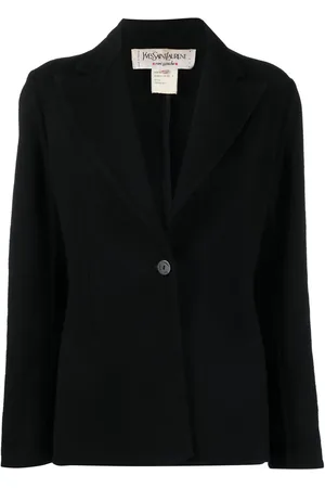 Saint Laurent Peak-lapel single-breasted jacket