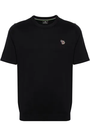 Paul Smith Zebra-patch organic cotton T-shirt