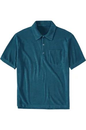 Closed Logo-embroidered towelling polo shirt