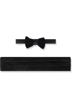 PATACHOU Satin bow tie and waistband set