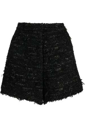 SHIATZY CHEN Tweed high-waist shorts