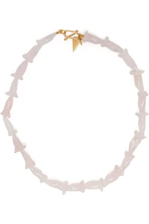 FORTE FORTE Gemstone-flower necklace