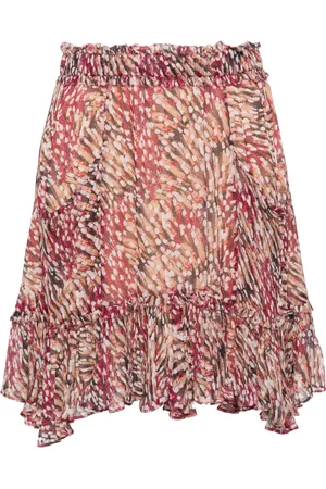 Marant Etoile Viera graphic-print miniskirt