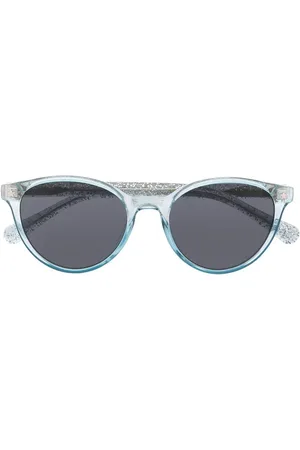Chiara Ferragni Glitter-detail round-frame sunglasses