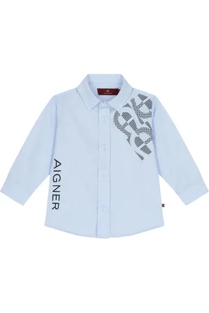 Aigner Logo-print button-up shirt