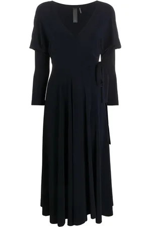 Norma Kamali Layered wrap dress
