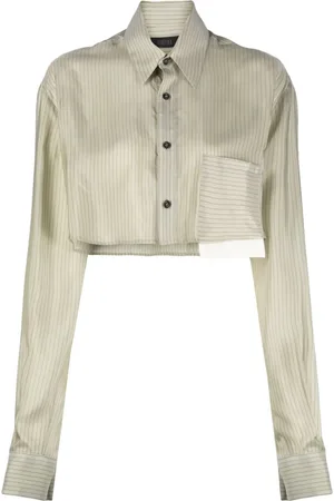 SSHEENA Long-sleeve cropped shirt
