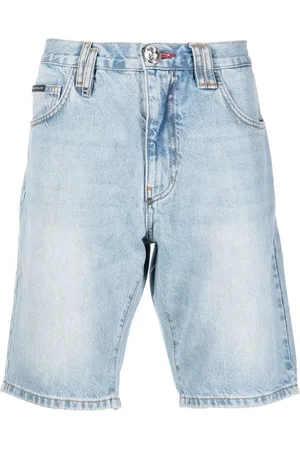 Philipp Plein Knee-length denim shorts
