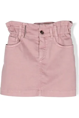Brunello Cucinelli Dyed denim skirt